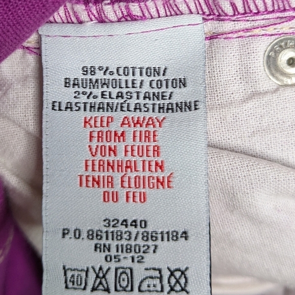 ✨3/$15 Mini Boden purple jeans 12 - Picture 9 of 9